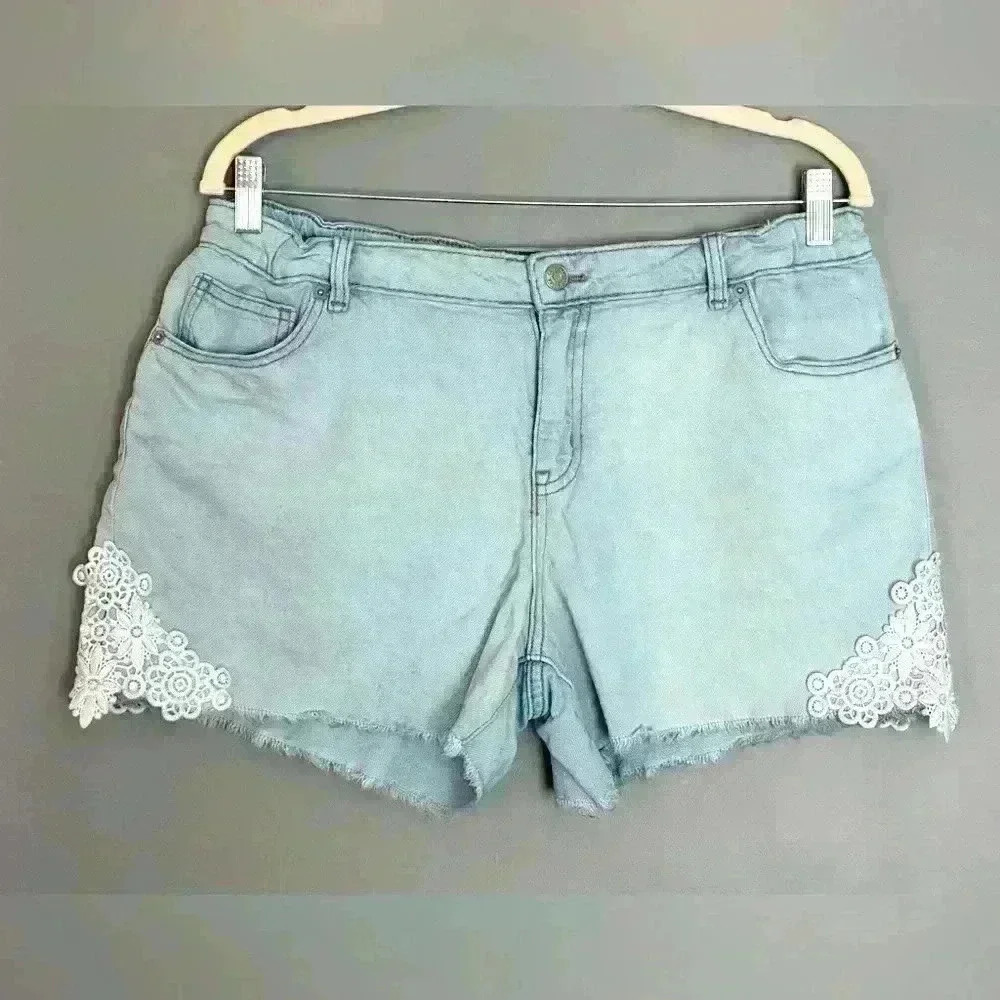 Cat & Jack Embroidered Jean Short (N12)